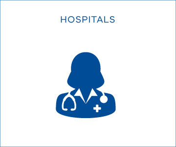 Hospitals.