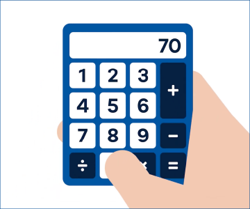 Screenshot of a video explaining how to calculate a liability.